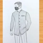 How to Draw Kurta Pajama