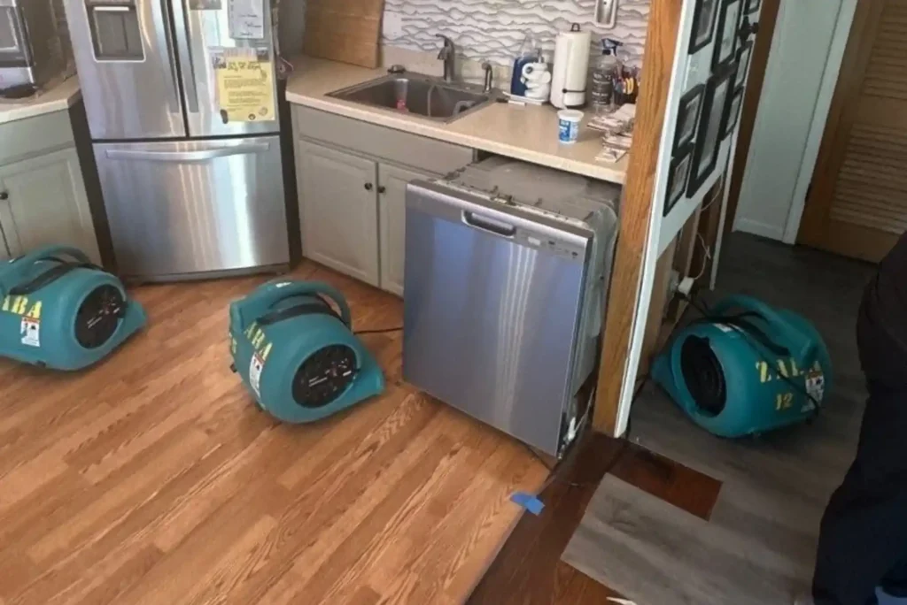 Dishwasher Water Leaks Onto Kitchen Floor